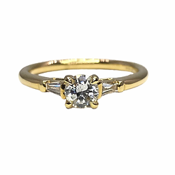 18ct yellow gold Brilliant-cut Diamond 0.36ct