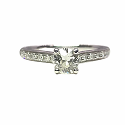 Pre-owned  old-cut Diamond solitaire